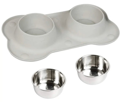 Silicone Placed Dog Bowls