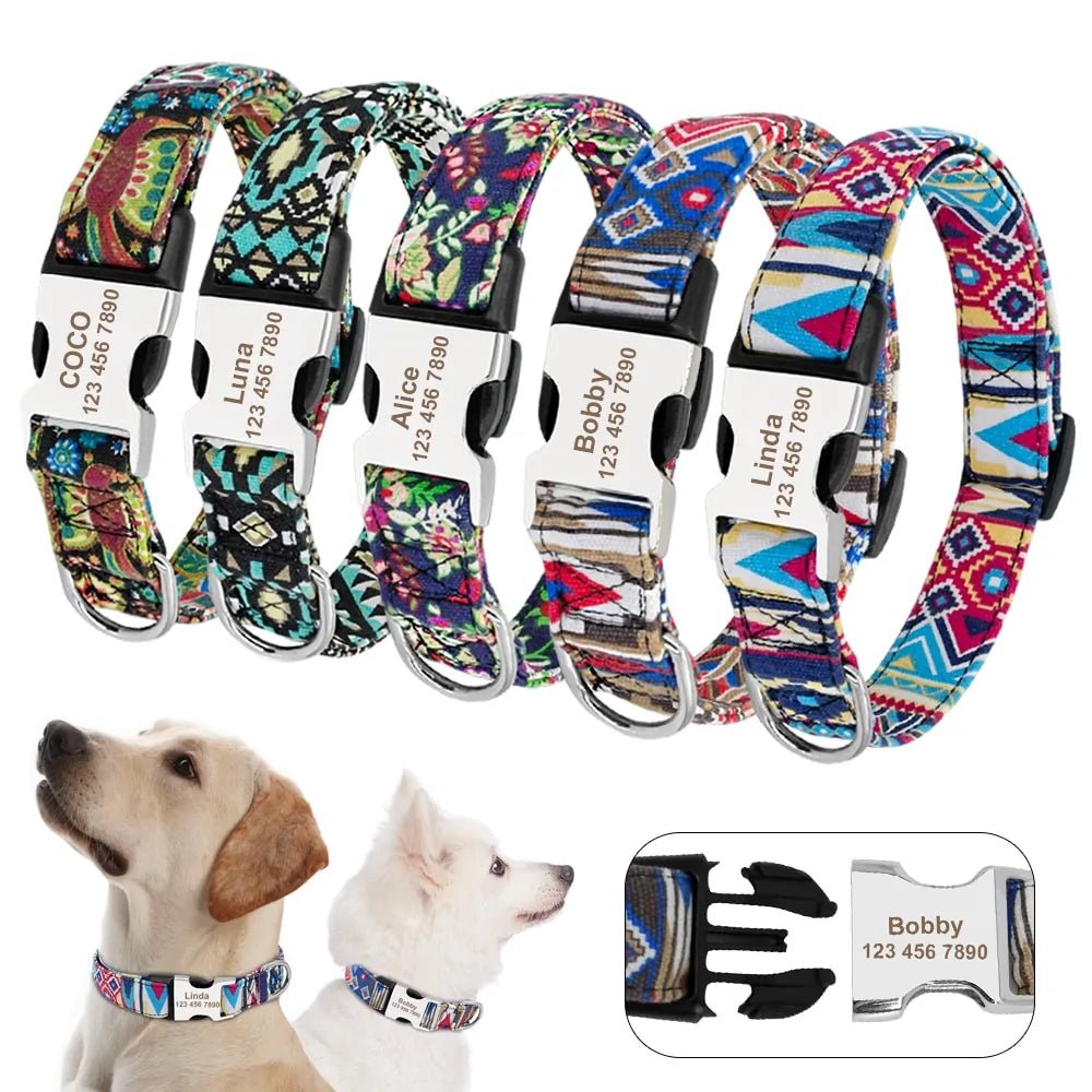 Dog Tag Collar | Adjustable