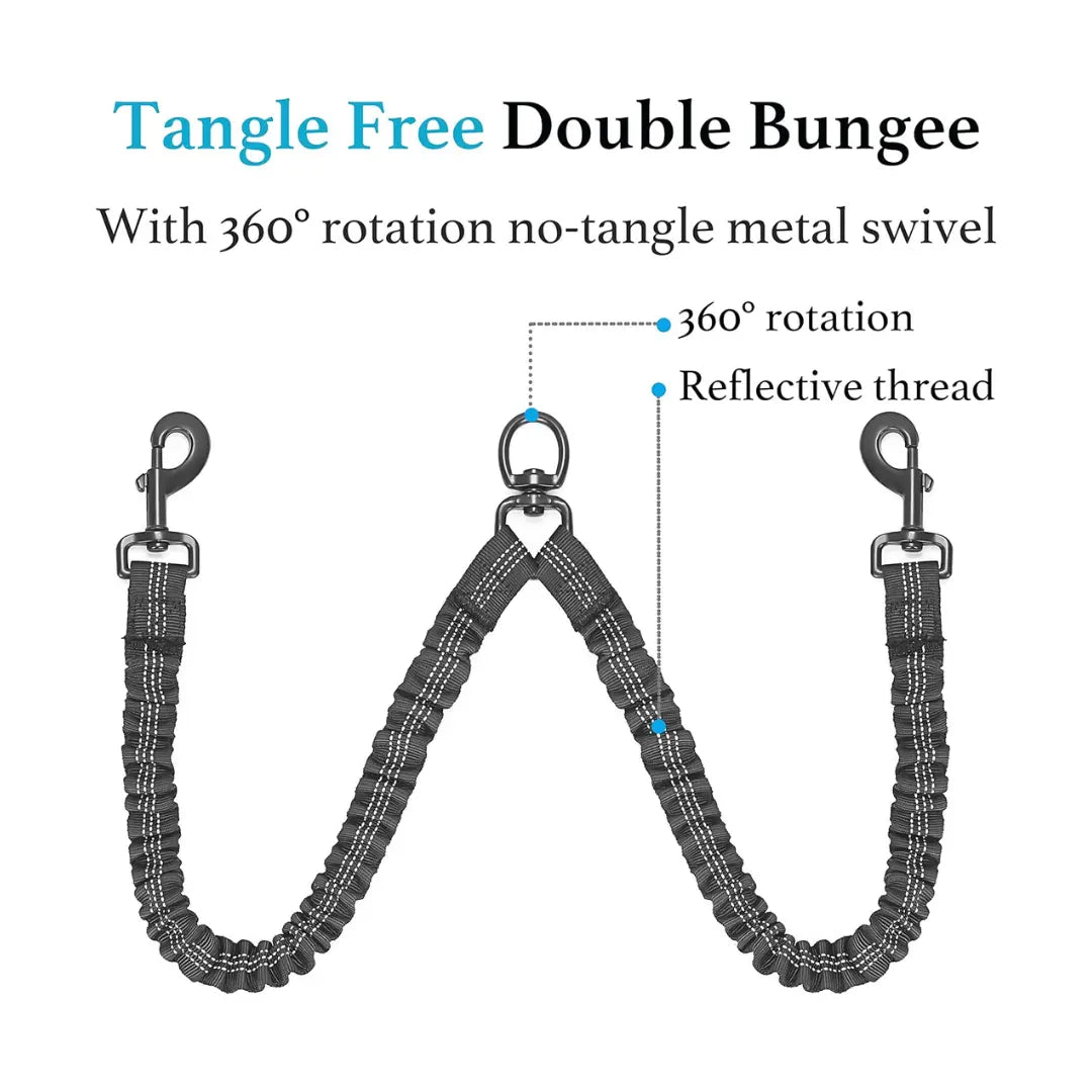 Dual Dog Leash | Tangle-Free Walks for Two Dogs