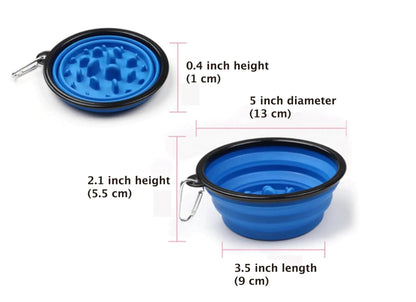 Dog Bowl | Portable Slow Feeder