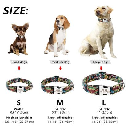 Dog Tag Collar | Adjustable